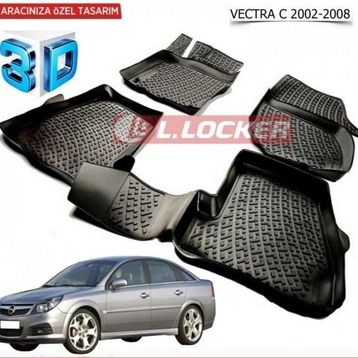 Opel Vectra C 2002-2008 3D Havuzlu Paspas