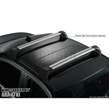 Opel Vivaro 2001-2014 Gri Wingcarrier Ara Atkı