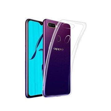 Oppo A12 Lüx Şeffaf Silikon Şeffaf Kılıf