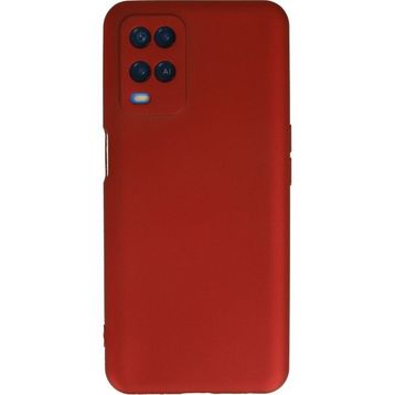 Oppo A54 Kırmızı Kılıf Zırhlı Standlı Mıknatıslı Tank Kapak