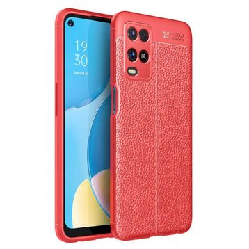 Oppo A54 Kırmızı Kılıf Zırhlı Standlı Mıknatıslı Tank Kapak