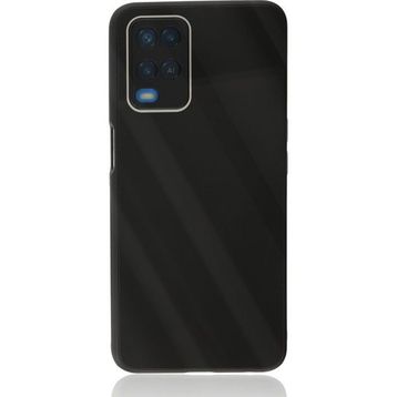 Oppo A54 Siyah Kılıf Auto Focus Serisi Soft Premium Standlı Yüzüklü Kapak