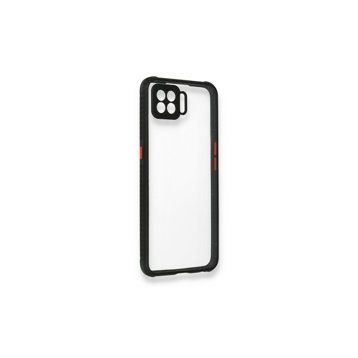 Oppo A73 Miami Şeffaf Silikon Siyah Kılıf