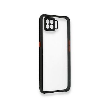 Oppo A73 Miami Şeffaf Silikon Siyah Kılıf