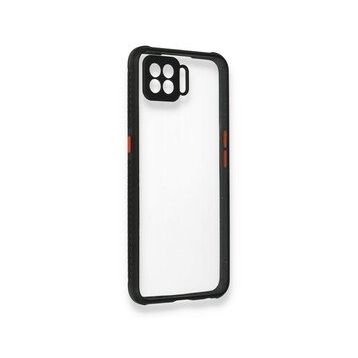 Oppo A73 Miami Şeffaf Silikon Siyah Kılıf