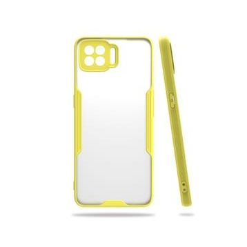 Oppo A73 Platin Silikon Sarı Kılıf
