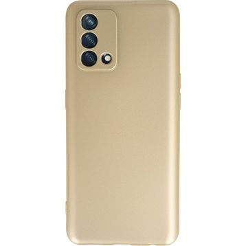 Oppo A74 Gold Kılıf Zırhlı Standlı Mıknatıslı Tank Kapak
