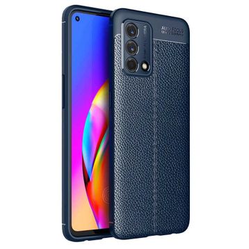 Oppo A74 Lacivert Kılıf Zırhlı Standlı Mıknatıslı Tank Kapak