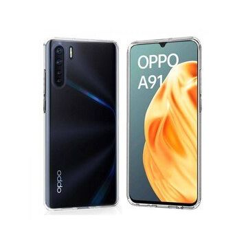 Oppo A91 Şeffaf Ultra İnce Silikon Kılıf