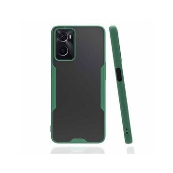 Oppo A96 Platin Silikon Yeşil Kılıf