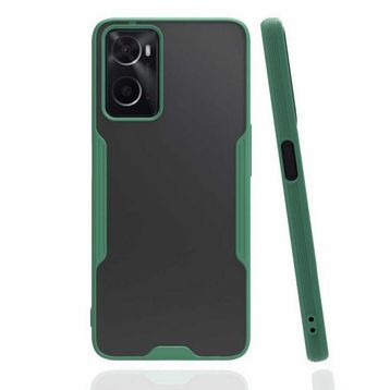 Oppo A96 Platin Silikon Yeşil Kılıf