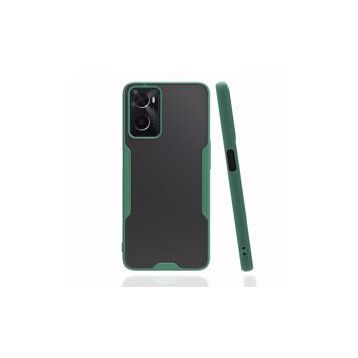 Oppo A96 Platin Silikon Yeşil Kılıf