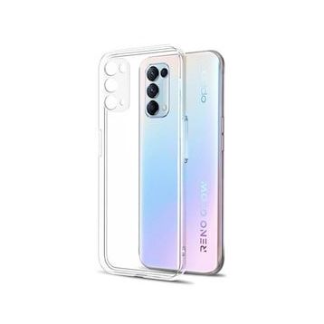 Oppo Reno 5 Lüx Şeffaf Silikon Kılıf