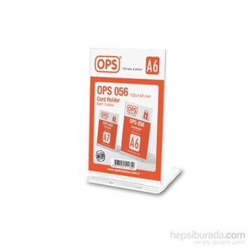 Ops 056 105x148 mm A6 Şeffaf Broşürlük