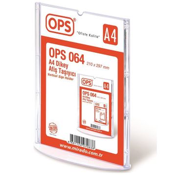 Ops 064 A4 T Tipi Dikey Afiş Taşıyıcı