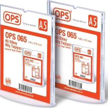 Ops 065 A5 T Tipi Dikey Afiş Taşıyıcı