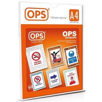 Ops OPS 070 A4 Duvar Tipi Afiş Taşıyıcı