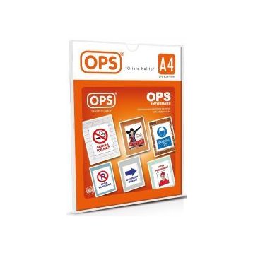 Ops OPS 070 A4 Duvar Tipi Afiş Taşıyıcı