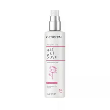 Optiderm Doğal Gül Suyu Aydınlatıcı Arındırıcı 150 ml Tonik