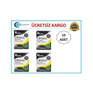 Optima 10x50'li Kan Şekeri Ölçüm Çubuğu