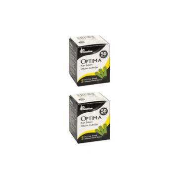 Optima 2x50 Adet Şeker Ölçüm Stribi