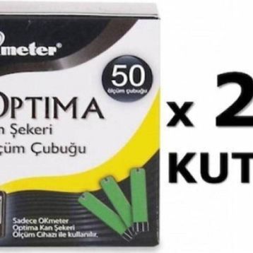 Optima 2x50 Adet Şeker Ölçüm Stribi