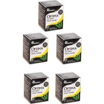Optima 5x50'li Kan Şekeri Ölçüm Çubuğu