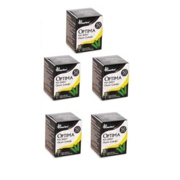 Optima 5x50'li Kan Şekeri Ölçüm Çubuğu