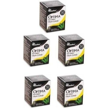 Optima 5x50'li Kan Şekeri Ölçüm Çubuğu