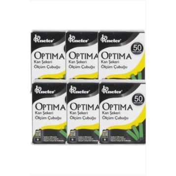 Optima 6x50'li Kan Şekeri Ölçüm Çubuğu