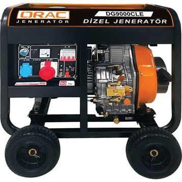 Orac DG9000CLE 7.5 Kva Dizel Marşlı Monofaze Tekerlekli Jeneratör
