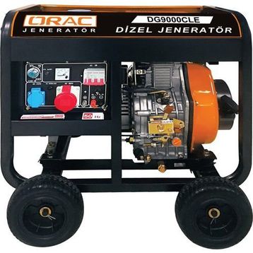 Orac DG9000CLE 7.5 Kva Dizel Marşlı Monofaze Tekerlekli Jeneratör