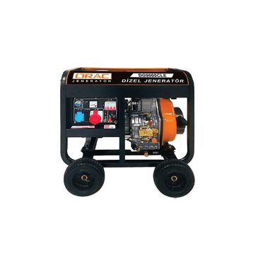 Orac DG9000CLE 7.5 Kva Dizel Marşlı Monofaze Tekerlekli Jeneratör