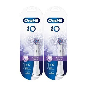 Oral-B 2x4 Adet Radiant White Beyaz Diş Fırçası Yedek Başlığı