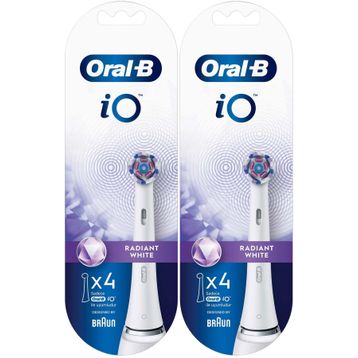 Oral-B 2x4 Adet Radiant White Beyaz Diş Fırçası Yedek Başlığı