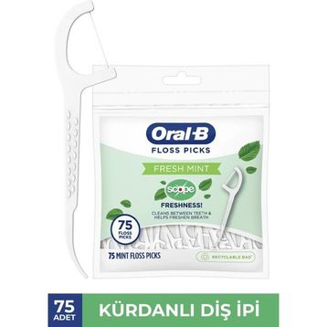 Oral-B 75 Adet Nane Aromalı Kürdanlı Diş İpi