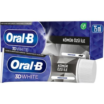 Oral-B 75 ml Pro 3D White Kömür Özlü Diş Macunu