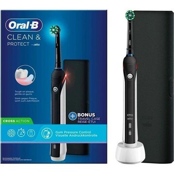 Oral-B Clean Protect Siyah 750 Şarj Edilebilir Diş Fırçası