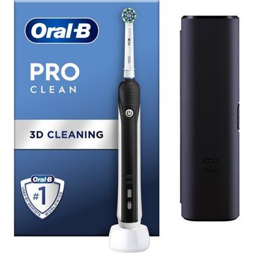 Oral-B Clean Protect Siyah Şarjlı Diş Fırçası ve Seyahat Kabı