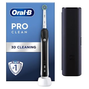 Oral-B Clean Protect Siyah Şarjlı Diş Fırçası ve Seyahat Kabı