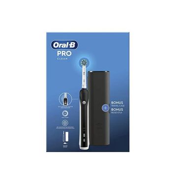 Oral-B Clean Protect Siyah Şarjlı Diş Fırçası ve Seyahat Kabı