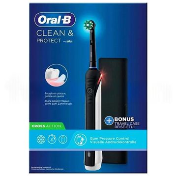 Oral-B Clean Protect Siyah Şarjlı Diş Fırçası