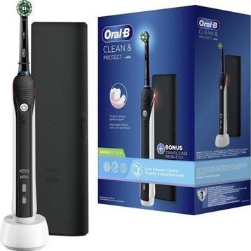 Oral-B Clean Protect Siyah Şarjlı Diş Fırçası