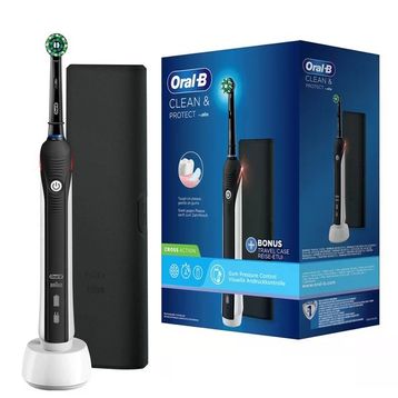 Oral-B Clean Protect Siyah Şarjlı Diş Fırçası