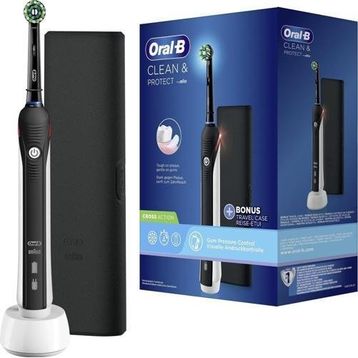 Oral-B Clean Protect Siyah Şarjlı Diş Fırçası