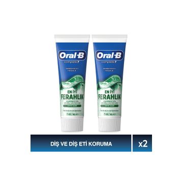 Oral-B Complete 7 Üstün Ferahlık 2x75 ml Diş Macunu