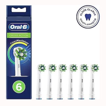 Oral-B Crossaction Cleanmaximiser 6 Adet Set