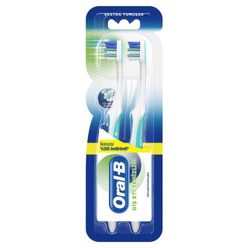 Oral-B Ekstra Yumuşak 2 Adet Diş Eti Temizliği Diş Fırçası