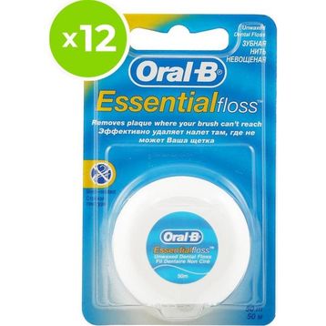 Oral-B Essential Floss 12 Adet 50 mt Diş İpi