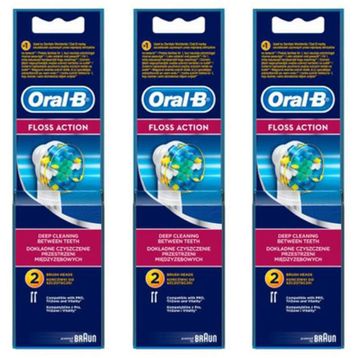 Oral-B Floss Action 2x3 Adet Diş Fırçası Yedek Başlığı